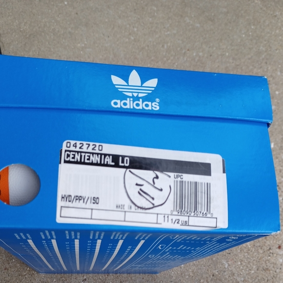 Vintage mens Adidas Centennial Retro sneakers NEW 11.5 - Picture 3 of 3